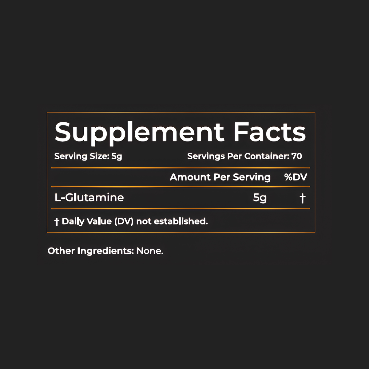 L-Glutamine (70 Servings)